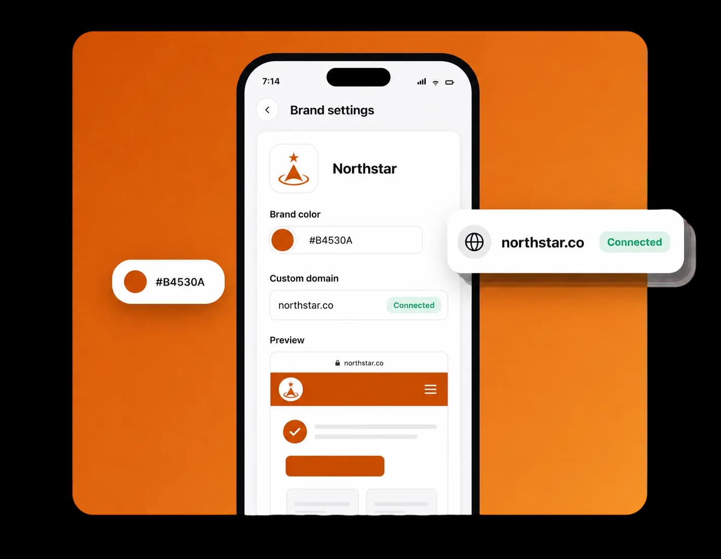 Example of branding in Zemers